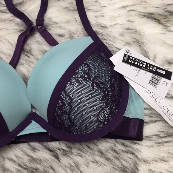 *NWT LORD & TAYLOR Lace Ultra Push Up Bra - Picture 3 of 5